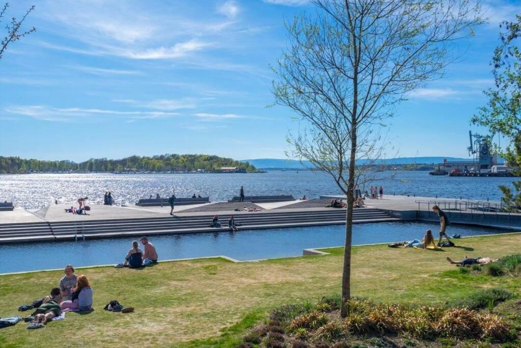 Luxury 2-Bedroom Apartment With Seaview In Oslo City Center Esterno foto